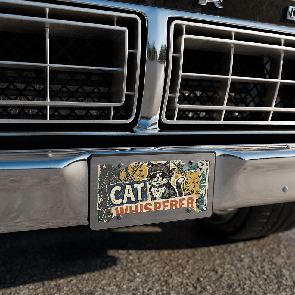 Thumbnail: Cat Whisperer Vanity license plate