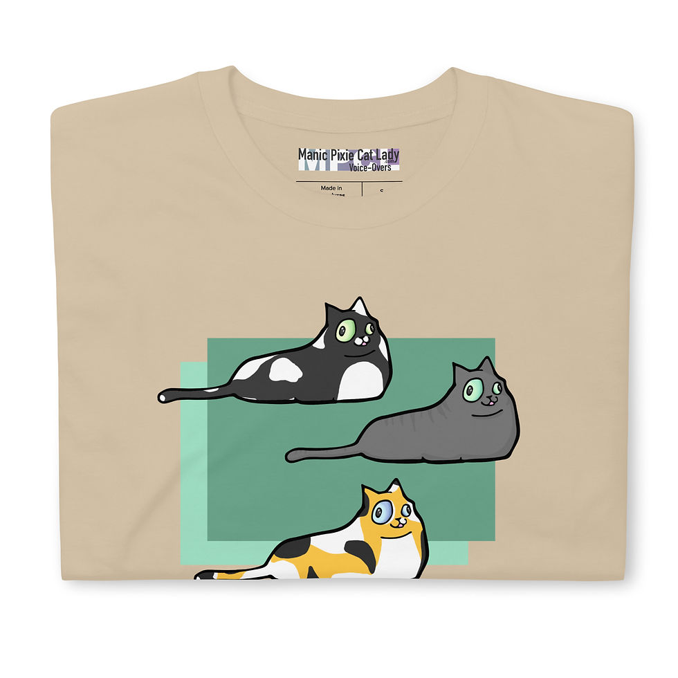 Thumbnail: Derpy Cats Short-Sleeve Unisex T-Shirt