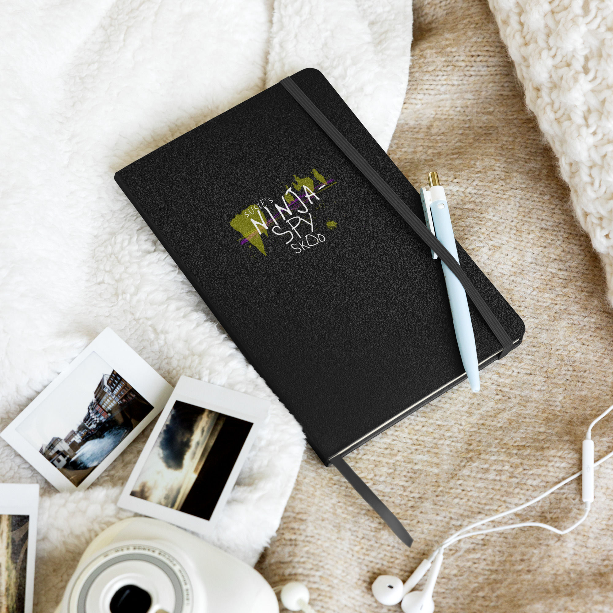 Ninja-Spy Skoo Hardcover bound notebook