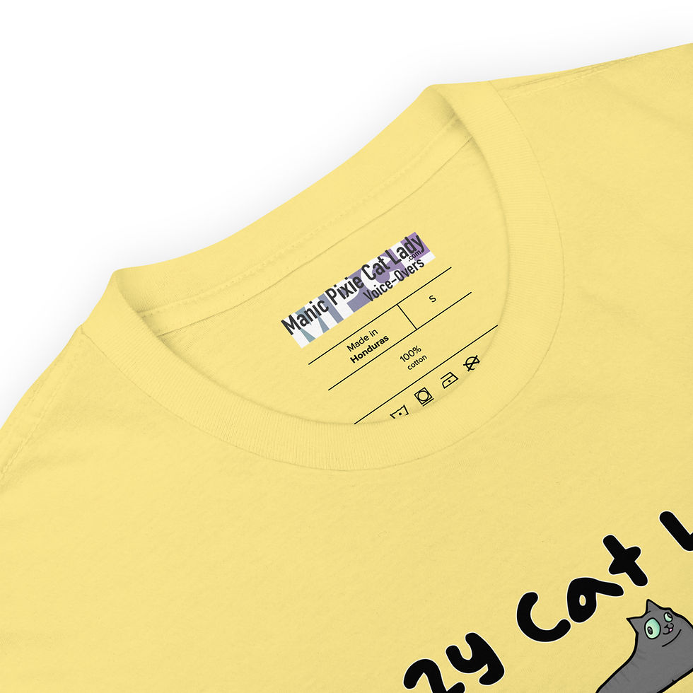Thumbnail: Crazy Cat Lady Short-Sleeve Unisex T-Shirt