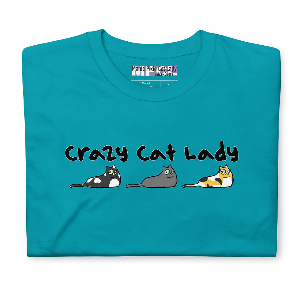 Thumbnail: Crazy Cat Lady Short-Sleeve Unisex T-Shirt