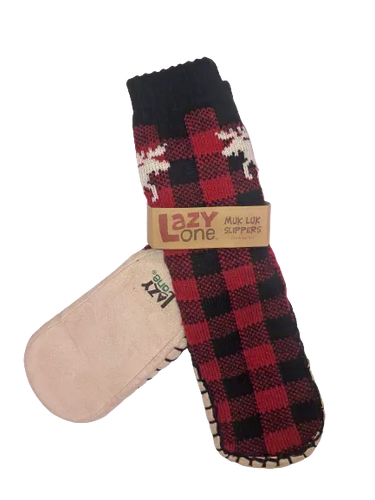 Lazy One Kids MukLuk 'Moose Plaid' Slipper Montana Gift Home