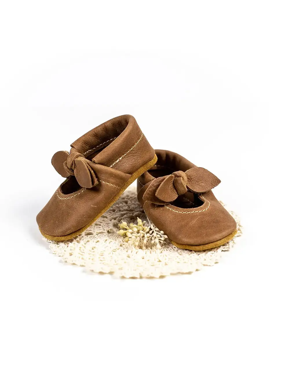 Starry Knight Brown Leather Infant Mary Janes