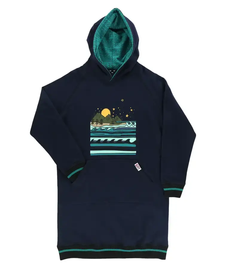 Lazy One 'Coastal Scene' Sleep Hoodie