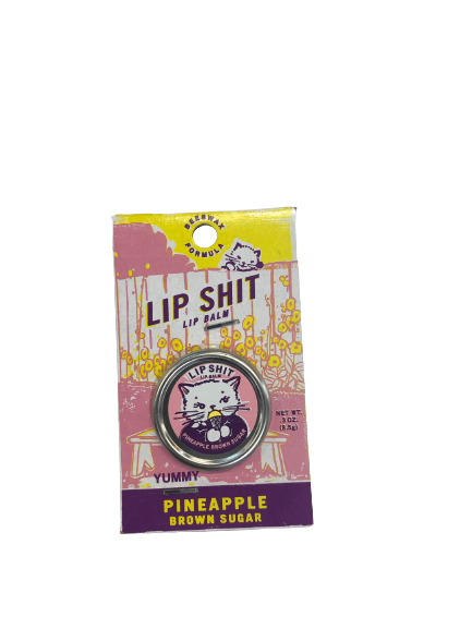 Blue Q 'Lip Shit' Lip Balm Pineapple Brown Sugar