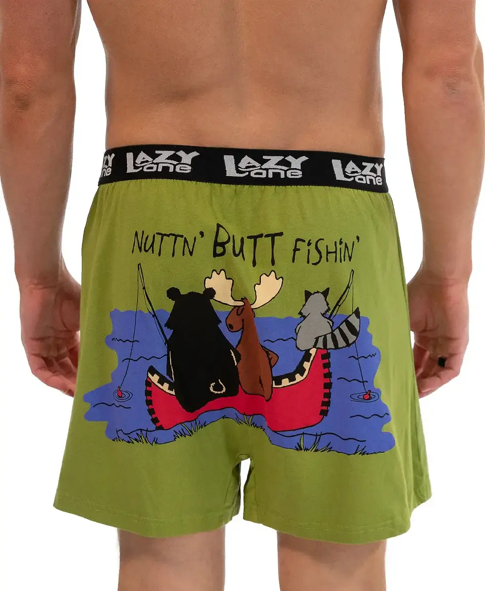 Lazy One 'Nuttin Butt Fishin' Boxers