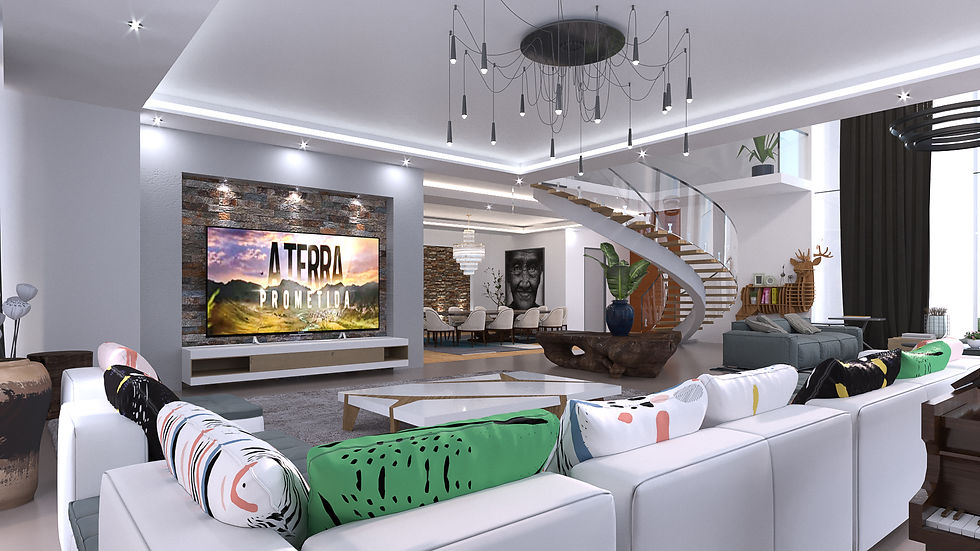 Sala de TV e estar