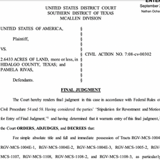 Read the the final judgement regarding our long time client years long battle against the border wall.
