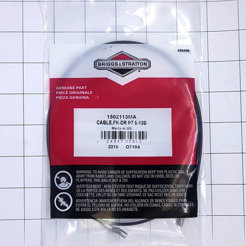 1502113MA Briggs & Stratton Snowblower Drive Cable nationalsmallengines
