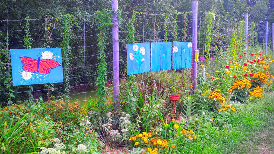 scenery pollinator garden