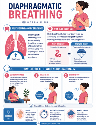 Diaphragmatic Breathing: Your Body's Calm Button