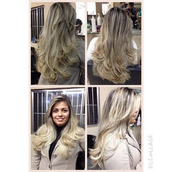 Instagram - Blond de hoje! #hair #blond #platinum #cabelo #piccollage