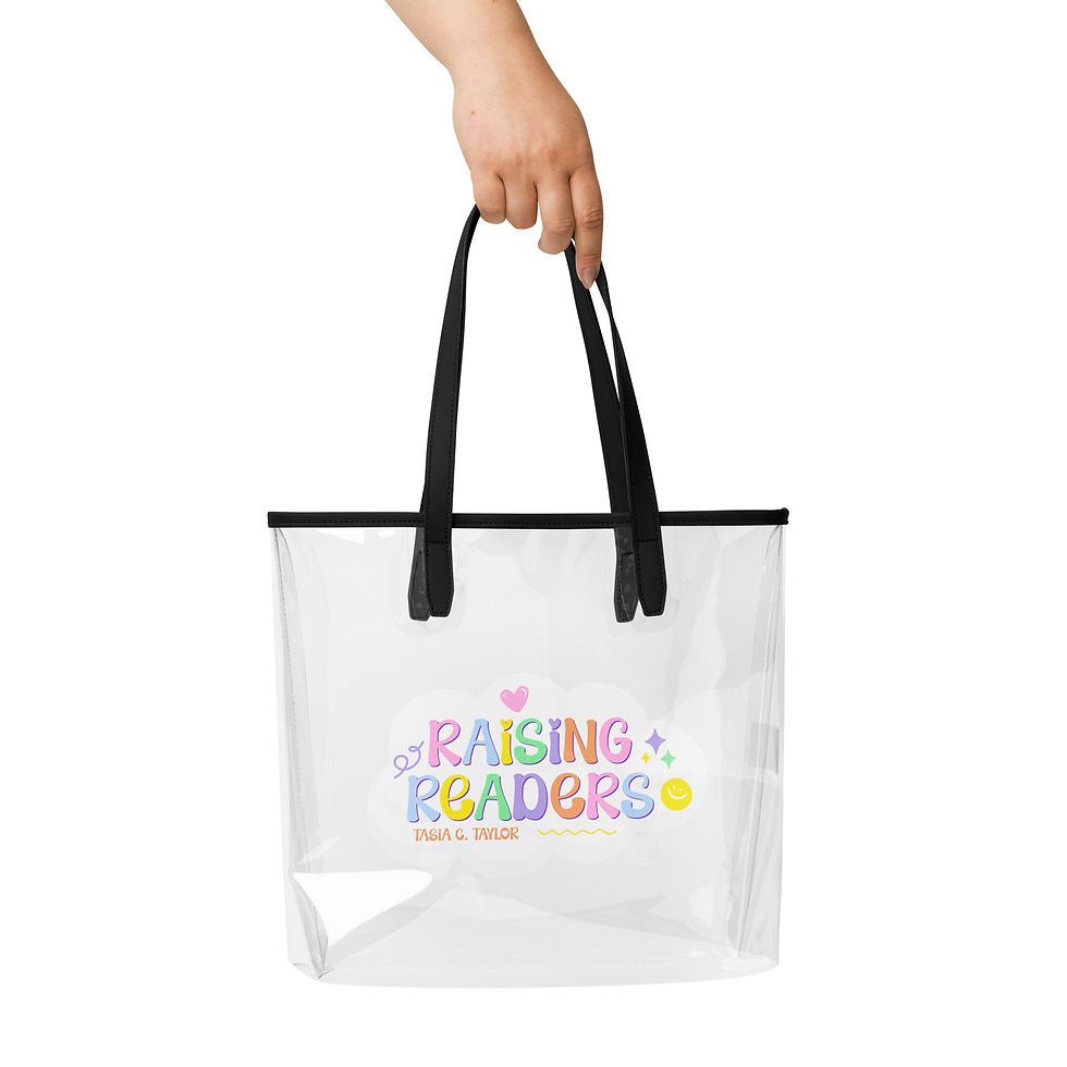Thumbnail: Raising Readers Clear Tote Bag