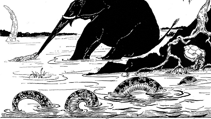 Just-so stories as Lamarckian stories of origins ‘Just-so stories’ is the title of a 1902 collection by Rudyard Kipling that the British writer created to tell his firstborn daughter Effie at bedtime. The reason for their name is that ‘[t]hey had to be told just so; or Effie would wake up and put back the missing sentence’ (Kipling, 1998 [1902]: 1). As Daniel Karlin (2015) notes, these are ‘stories of origins […] that answer the kinds of questions that children ask, in ways that satisfy their taste for primitive and poetic justice.’ They are mostly stories about the animal world and how it came to be so, about ‘how the whale got his throat’ and ‘how the camel got his hump’ and ‘how the rhinoceros got his skin’ to highlight but a few. But these are also exquisitely Lamarckian stories of origins in the sense that attributes of an organism that are modified after  its birth can be transmitted genetically to its offspring. So, in Kipling’s stories, whales only eat plankton because a shrewd mariner built a grate with the remnants of its raft in a whale’s throat to avoid being swallowed; and the elephant’s trunk is elongated as a consequence of a tug-of-war play between a piglike animal and an alligator that had the former by its snout (see also Fitch, 2012: 157-8). Surely, no one today would believe that a man-made grate in a whale’s throat would be transmitted to its children; nor would anyone entertain the thought that one’s child would inherit their parent’s scars and bruises. Figure 1: Rudyard Kipling's illustration for “The Elephant's Child” from Just So Stories  (1902). Source: Encyclopaedia Britannica Rather, educational curricula today often present Darwin’s natural selection as the chief evolutionary force. According to this evolutionary theory, gene mutations have consequences for individuals, who either thrive or die out because of their genetics. Evolution is the result of the natural selection of the groups that are ‘fittest’ in the changing environment. (It is however important to emphasise that Darwin was unaware of the role of genetics in evolution. His ‘descent with modification,’ as he dubbed evolution, was confined to the development of the so-called phenotypes, which concern observable traits, such as wings, shells, or antlers for example, and which are in turn expressions of the genotype, i.e. the organism’s genetic information.) Because of the affinity with the natural world and the misguided Lamarckian imprint Kipling’s stories had, the expression ‘just-so stories’ was easily co-opted by evolutionary biologists who wanted to highlight a similarly misguided kind of evolutionary hypotheses that may sound plausible but which ‘are less than rigorously supported by solid evidence’ (Gould, 1978: 530). Even today, major dictionaries define ‘just-so stories’ in much the same vein: ‘a speculative story or explanation of doubtful or unprovable validity that is put forward to account for the origin of something (such as a biological trait) when no verifiable explanation is known’ (Merriam-Webster, n.d.). Figure 2: Rudyard Kipling's illustration of how the whale got his throat. Source: Wikimedia The debate around just-so stories in evolutionary biology In evolutionary biology, the term ‘just-so story’ was first used as a response to those scientists that purported that natural selection necessarily leads to adaptation, whereby a particular trait of an organism evolves to perform a defined function. In other words, ‘[e]volutionary adaptations are traits that exist today because they were products of natural selection acting on a variety of developed phenotypes in the past history of the species’ (Lloyd, 2015: 344). In its most extreme form, all aspects of living organisms are seen as ‘optimal solutions to problems set by the environment and by the biology of the species’ (Lewontin, 1979: 5). On the contrary, argued these scholars, there exist multiple evolutionary forces that are non-adaptive, i.e. they do not offer any evolutionary advantage for the replication of the organism. Perhaps the most important critique of the use of just-so stories in evolutionary biology, and one of the most widely discussed articles in the discipline, is the wondrously titled ‘ The Spandrels of San Marco and the Panglossian Paradigm ’ by Stephen Jay Gould and Richard Lewontin (1979). In this article, the authors first describe the adaptationist programme (if perhaps an exaggerated version thereof) and address its pitfalls; then they show that the stories told by adaptationists lack criteria ‘to identify proper explanations among the substantial set of pathways to any modern result’ (p. 154), which is what makes their accounts ‘just-so stories’; finally, they conclude by offering a partial typology of alternatives to the adaptationist programme, advocating for a pluralist view of science. Figure 3: The West Cupola of the San Marco Cathedral in Venice (XII century). The tapering triangular spaces between the arches are called spandrels. Source: Web Gallery of Art. In the following forty years since the publication of the Spandrels  paper, the discipline has been occupied in a long – and seldom fruitful – debate over two interrelated issues: whether evolution is adaptative or not, and whether adaptationist accounts can be expanded to the social sciences (for some topical contributions, in chronological order: Gould & Vrba, 1982; Mayr 1983; Gould, 1991; Buss et al. , 1998; Rose & Rose, 2000; Andrews  et al. ¸ 2002; Richardson, 2007; Lewens, 2009; Nielsen, 2009; Lloyd, 2015; Lloyd & Gould, 2017; Smith, 2020). The importance of this debate for this article lies in its epistemological implications. When Gould and Lewontin (1979) write that adaptationist accounts lack criteria to identify proper explanations, and when they list alternatives to adaptationist explanations, what they are really addressing is not a theoretical issue intrinsic to evolutionary biology, but a methodological one, concerning how one can go about studying the process of evolution and making inferences based on the theory of natural selection. Their argument is essentially two-pronged: about what kind of research question evolutionary biologists can ask; and about what kind of story can be told. This point is made forcefully by Elisabeth Lloyd (2015). She suggests that adaptationist approaches to evolution restrict the range of questions that can be asked, and therefore the story that can be told. Thus, by asking ‘What is the function of this trait?’ instead of ‘Does this trait have a function?’, adaptationists are excluding a priori  the possibility that phenotypical traits may not be adaptative. This precocious discarding of alternative explanations means that adaptationists cannot properly compare the weight of evidence for various hypotheses, leading them to offer unsubstantiated just-so stories (Lloyd, 2015: 351). Figure 4: Illustration of an advertisement representing Dr Pangloss, a character from Voltaire's Candide , who argued in an ultra-adaptativist fashion that all is for the best in this ‘best of all possible worlds’. Source: British Museum Evolutionary biologists that do not employ experimental methods in their research must generate narrative, historical accounts of how certain organisms came to develop traits performing specific functions, based on available evidence. Thus, for instance, skeletal records of the Archeopteryx suggest that feathers did not serve a flight function, but rather a predatory one, to make insect-catching more effective (cited in Gould & Vrba, 1982: 7). In other words, evolutionary biologists create stories  about the origins of developed phenotypes, generating indirect inferences based on several clues and other techniques such as homology (similarities across species due to a common ancestor). Even with important advances in genetics and technology, some evolutionary inferences today must still rely on historical narratives that are unable to directly determine which traits selection acted on (Nielsen, 2009). What, then, distinguishes such historical narratives from Kipling’s ‘just-so stories’? Gould and Lewontin’s (1979) point is that adaptationists do not actually employ a suitably historical method, relying instead on an ‘unwarranted inferential method’ whereby, after assuming the ‘fact’ of the design, complex structures and behaviours are explained in terms of natural selection, often without independent evidence. In so doing, they argue not for design, which is their starting point but instead employ a circular logic that goes from form to function and again from function to form, with no attempt to provide independent evidence regarding the causes of the current form (Richardson, 2007). Figure 5: Drawing of four of the species of finches observed by Darwin on the Galápagos Islands. Finches are one of the most well-known examples of evolution due to their stark diversity. Photo credits: Ann Ronan Pictures. Source: The Guardian Just-so stories beyond evolutionary biology Up to this point, the discussion has focused on evolutionary biology because of its affinity with the picture of ‘just-so stories’ that Kipling’s work painted. However, narrative approaches abound well beyond evolutionary biology. In many domains, some phenomena can only, or best be known via narratives (Morgan & Wise, 2017). For instance, when anthropologists attempt to provide explanations regarding the origins of civilisation, they are telling stories that piece together their clues. Even comparable bits of evidence can lead to contrasting inferences, depending on how they fit the researchers’ story. As an example, Graeber and Wengrow (2021) build on Jared Diamond’s (1997) insights on the rise of agriculture, only to offer a completely different assessment of its role in history. As Morgan and Wise (2017: 2) put it, narratives help create ‘coherence between a variety of different elements that otherwise do not appear to hang together, but do need to be made to fit sensibly together whenever an investigator recognises that they are all elements that belong to the phenomenon to be described or explained.’ Their explanatory power, they argue, ‘lies in being able to chart a satisfactory path not just through contingencies, possibilities and alternatives, but to do so by making active use of those features’ (Morgan & Wise, 2017: 2). Thus, to distinguish them from ‘just-so stories’, these narrative accounts need to be able to navigate several possibilities and alternatives – that is, they need to conform to an appropriate research question that does not exclude such alternatives a priori , and which allows the researcher to offer independent evidence. The dilemmatic nature of just-so stories in scientific research thus becomes apparent. On the one hand, importing narrative language into evolutionary and historical explanations is necessary since explanations are by definition stories. On the other hand, such an approach becomes dangerous – particularly in evolutionary biology – due to the very nature of these stories. Stories have a beginning, a middle and an end, so they are necessarily teleological. Evolution and history are not: there is no defined end, and randomness can play a far more relevant role than some narrative accounts give it credit for (Levy, 2013). Figure 6: Fossil picture from the Burgess Shale (Canada) of the Hallucigenia , a prehistoric worm so bizarre that it was the subject of many speculations and just-so stories regarding its adaptative form. Source: CBC News What, then, is the role of just-so stories in scientific research? The discussion above denies any explanatory power to just-so stories. A more benevolent reading may argue that just-so stories have their epistemic role in evolutionary inquiry (Hubálek, 2021). Even before Gould (1978) attacked adaptationist accounts with the epithet of ‘just-so stories’, the anthropologist Ward H. Goodenough (1976: 34) suggested that researchers may need to ‘invent “just-so” stories and then accumulate […] circumstantial evidence that will make them more or less plausible as time goes on.’ The evolutionary psychologist David M. Buss (1995: 12) likewise notes that just-so stories are an ‘essential process of science’ that can serve as a baseline to pit different functional theories against each other in critical empirical tests. But such an exploratory role would barely distinguish just-so stories from the more commonly used term of ‘hypotheses.’ Why extend and displace established terminology, leading to nothing but conceptual confusion? Hence, the easier solution would be to simply discard the use of the terminology of ‘just-so’ stories in scientific research. Rather, natural and social scientists alike could limit themselves to generate causal  stories that are able: (a) to answer a broader range of research questions without any a priori  exclusion of alternative explanations, thus endorsing a pluralistic view of science as advocated by Gould and Lewontin (1979); and (b) to navigate multiple contingencies, possibilities and alternatives by generating independent evidence that does not stem from the outcome, as suggested by Morgan and Wise (2017). This is nothing more than standard methodological advice that can be found in research method textbooks. Yet, history shows that this advice has either not been properly followed or has been, in the worst cases, outright dismissed. References Andrews, P. W., Gangestad, S. W., & Matthews, D. (2002). Adaptationism–how to carry out an exaptationist program. Behavioral and Brain Sciences , 25 (4), 489-504. Buss, D. M. (1995). Evolutionary psychology: A new paradigm for psychological science. Psychological Inquiry , 6 (1), 1-30. Diamond, J. (1997). Guns, Germs and Steel: The Fate of Human Societies. New York, NY: W. W. Norton. Fitch, W. M. (2012). The Three Failures of Creationism. Logic, Rhetoric and Science.  Berkeley, CA: University of California Press. Goodenough, W. H. (1976). On the Origin of Matrilineal Clans: A “Just So” Story. Proceedings of the American Philosophical Society , 120 (1), 21-36. Gould, S. J. (1978). Sociobiology: the art of storytelling. New Scientist , 80 (1129), 530-33. Gould, S. J. (1991). Exaptation: A crucial tool for an evolutionary psychology. Journal of Social Issues , 47 (3), 43-65. Gould, S. J., & Lewontin, R. C. (1979). The spandrels of San Marco and the Panglossian paradigm: a critique of the adaptationist programme. Proceedings of the Royal Society of London. Series B. Biological Sciences , 205 (1161), 581-598. Gould, S. J., & Vrba, E. S. (1982). Exaptation—a missing term in the science of form. Paleobiology , 8 (1), 4-15. Graeber, D. and Wengrow, D. (2021). The Dawn of Everything . A New History of Humanity.  Milton Keynes: Allen Lane. Hubálek, M. (2021). A brief (hi)story of just-so stories in evolutionary science. Philosophy of the Social Sciences , 51 (5), 447-468. Karlin, D. (2015). How the stories got their name: Kipling and the origins of the ‘Just-So’ stories. Available at: https://blog.oup.com/2015/12/kipling-stories-names/  Kipling, R. (1998 [1902]). Just So Stories for Little Children . Oxford: Oxford University Press. Levy, G. (2013). The Prospects and Pitfalls of “Just-So” Storytelling in Evolutionary Accounts of Religion. Method & Theory in the Study of Religion , 25 (4-5), 451-459. Lewens, T. (2009). Seven types of adaptationism. Biology & Philosophy , 24 (2), 161-182. Lewontin, R. C. (1979). Sociobiology as an adaptationist program. Behavioral Science , 24 (1), 5-14. Lloyd, E. A. (2015). Adaptationism and the logic of research questions: how to think clearly about evolutionary causes. Biological Theory , 10 (4), 343-362. Lloyd, E. A., & Gould, S. J. (2017). Exaptation revisited: changes imposed by evolutionary psychologists and behavioral biologists. Biological Theory , 12 (1), 50-65. Mayr, E. (1983). How to carry out the adaptationist program?. The American Naturalist , 121 (3), 324-334. Merriam-Webster. (n.d.). just-so story . Available at: https://www.merriam-webster.com/dictionary/just%20so%20story  Morgan, M. S., & Wise, M. N. (2017). Narrative science and narrative knowing. Introduction to special issue on narrative science. Studies in History and Philosophy of Science Part A , 62 , 1-5. Nielsen, R. (2009). Adaptationism – 30 years after Gould and Lewontin. Evolution , 63 (10), 2487-2490. Richardson, R. C. (2007). Evolutionary Psychology as Maladapted Psychology.  Cambridge, MA: The MIT Press. Rose, H. and Rose, S. (2000). Alas, Poor Darwin: Arguments against Evolutionary Psychology . London: Vintage. Smith, S. E. (2020). Is evolutionary psychology possible?. Biological Theory , 15 (1), 39-49. Image References Figure 1: Rudyard Kipling. (1902). The elephant’s child [Drawing]. Retrieved from: https://www.britannica.com/topic/Just-So-Stories  Figure 2: Rudyard Kipling. (1902). How the whale got his throat [Drawing]. Retrieved from: https://commons.wikimedia.org/wiki/File:Illustration_at_p._5_in_Just_So_ 
 Stories_(c1912).png  Figure 3: West Pentecost Cupola of the San Marco Cathedral in Venice [Mosaic]. (XII Century). Retrieved from: https://www.wga.hu/frames-e.html?/html/zgothic/mosaics/ 
 6sanmarc/0view3.html  Figure 4: George Cruikshank. (1813-15). Page from a printed text, 'Theatrical Characters for Twelfth Night', issued to advertise the 'Grand State Lottery'. Woodcut illustration of 'Dr. Pangloss' at top with letterpress quotation below [Paper]. Retrieved from: https://www.britishmuseum.org/collection/object/C_CIB-52516  Figure 5: Charles Darwin. (1859). Four of the species of Finch observed by Darwin. Photograph by Ann Ronan Pictures/Print Collector/Getty [Drawing]. Retrieved from: https://www.theguardian.com/science/2018/jul/30/origin-of-the-species-where-did-darwins-finches-come-from  Figure 6: CBC News. (2015, June 24th). Picture of the fossil of Hallucigenia from the Burgess Shale in Canada [Photograph by Martin Smith/University of Cambridge]. Retrieved from: https://www.cbc.ca/news/science/hallucigenia-was-a-spiky-worm-with-neck-tentacles-ring-of-teeth-1.3126384