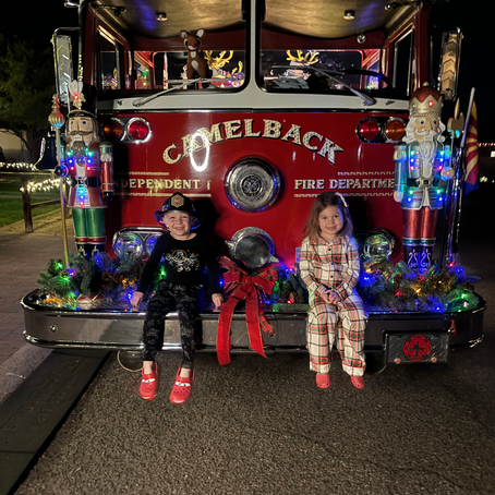 Jingle All the Way with Camelback Fire Department: Engine 60 Spreads Christmas Cheer in Arcadia