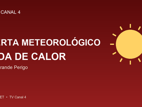 INMET emite alerta de Grande Perigo para onda de calor em Marília