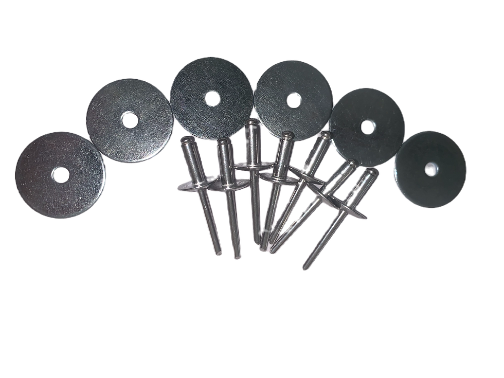 Thumbnail: Peterbilt 389 Hood Splash Guard Replaces  L46-6136 with Rivets and Washers