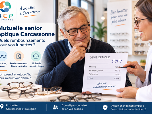 Mutuelle senior optique Carcassonne : comment comprendre vos remboursements ?