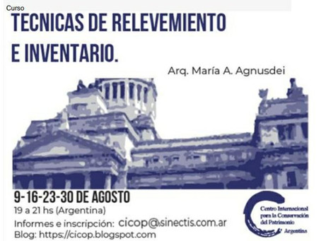 TÉCNICAS DE RELEVAMIENTO E INVENTARIO. CICOP ARGENTINA.