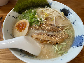 「うまかッ亭」で至福の親子ラーメン!(蛤浜そば)