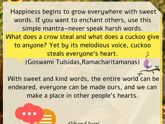 Speak thoughtfully