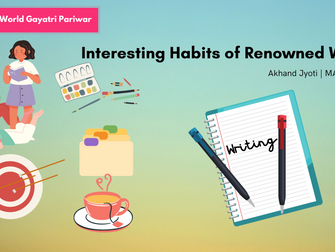 Interesting Habits of Renowned Writers