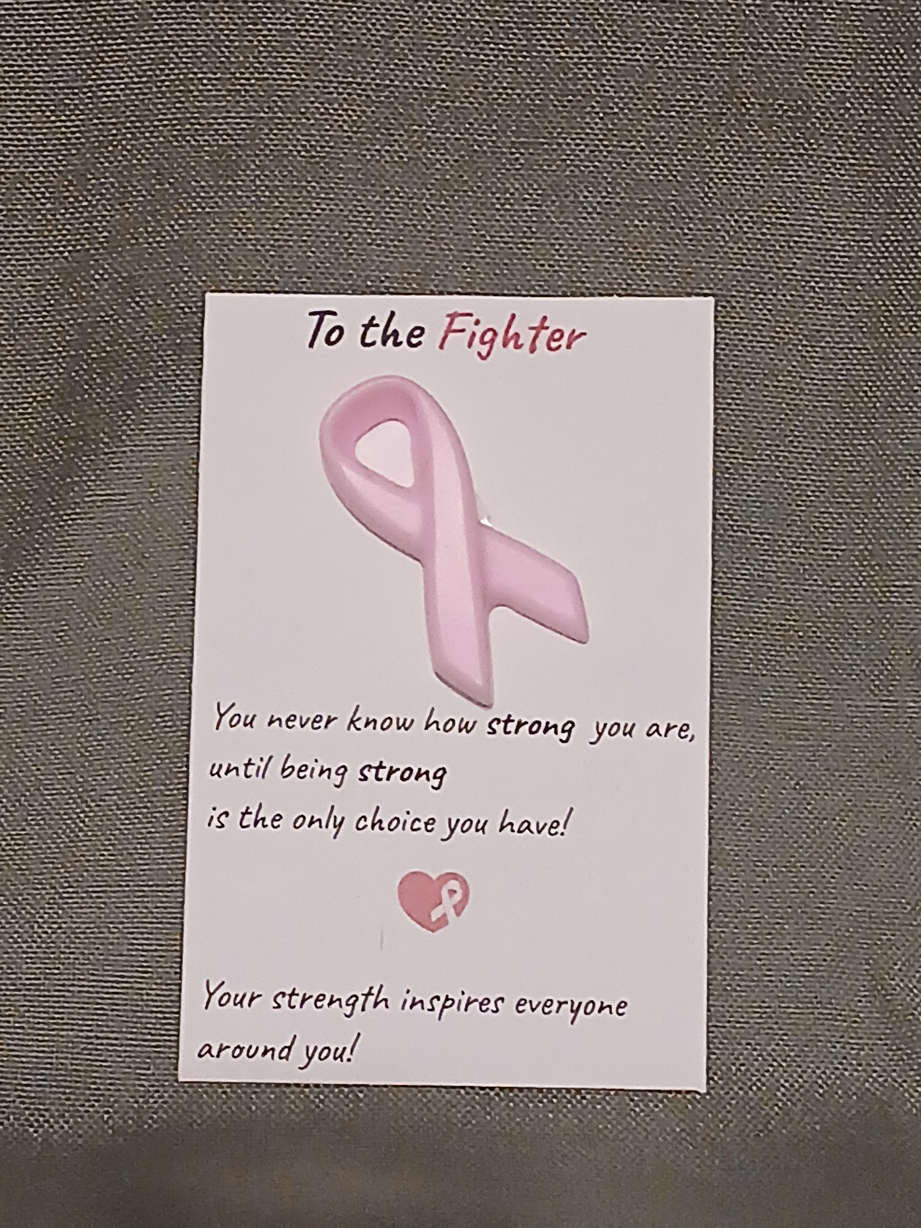 Breast Cancer Awareness Pocket Hug