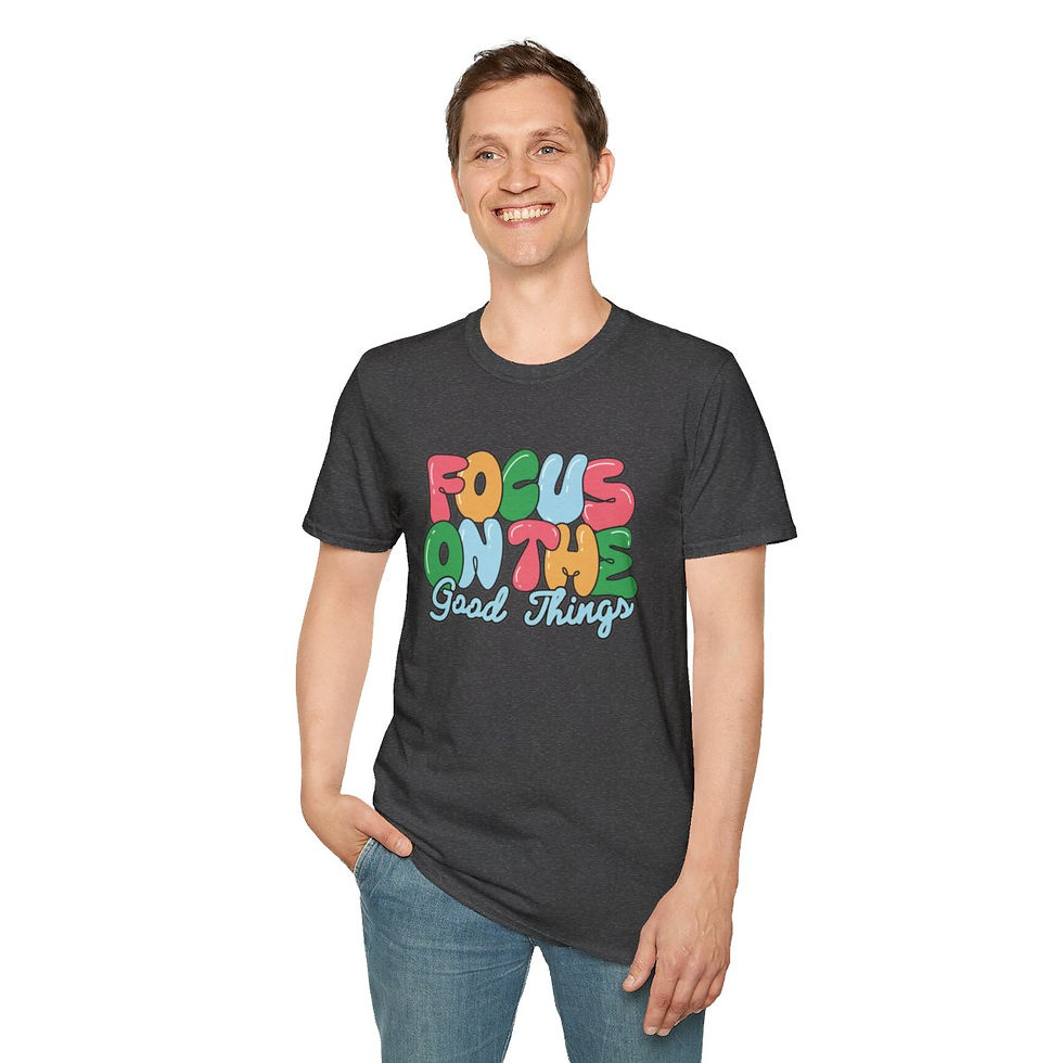 Thumbnail: Focus On The Good Things Unisex Softstyle T-Shirt