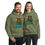 Thumbnail: Bright party hoodie with neon fox design and wish you were beer saying in graffiti colors