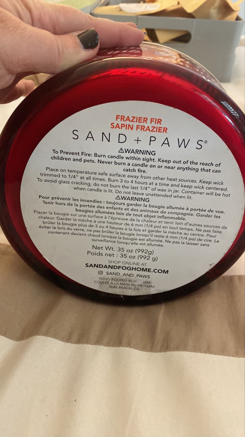 Thumbnail: Sand Paws Dish Candle