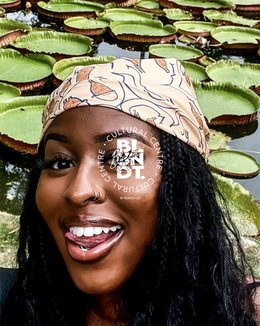 Monaco Beanie on pretty Nigerian woman explorer