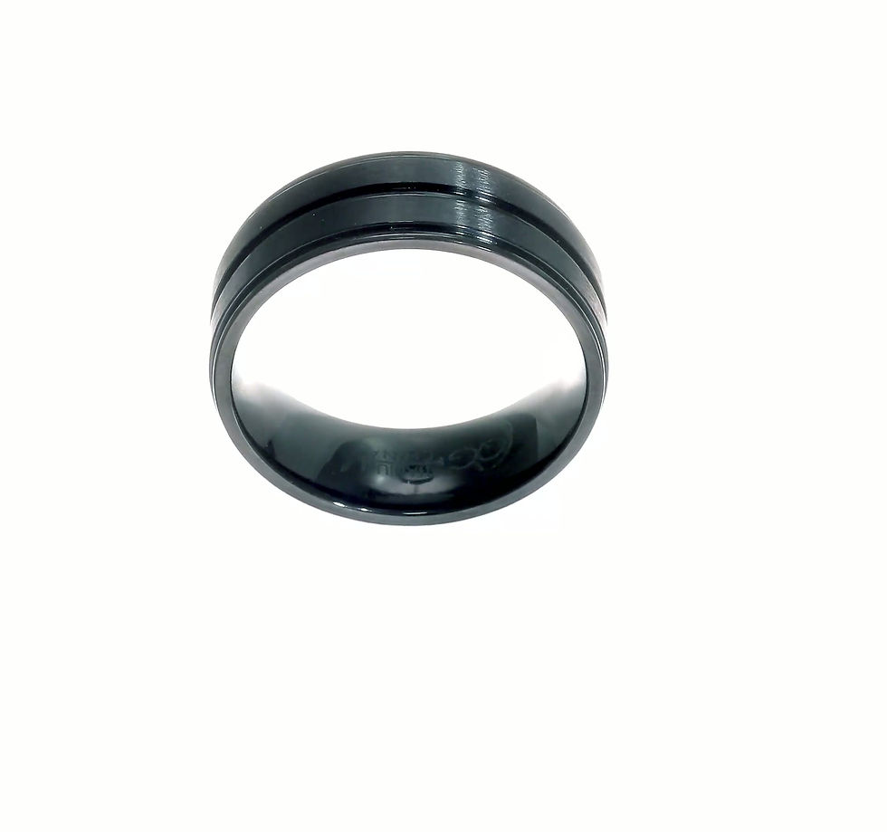 Thumbnail: Black IP Plated Titanium Band