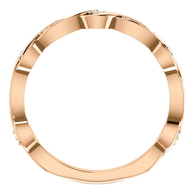 Thumbnail: Rose Inspired Diamond Band