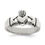 Thumbnail: Sterling Silver Claddagh Ring