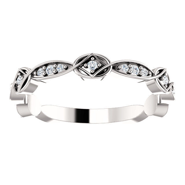 Thumbnail: Rose Inspired Diamond Band