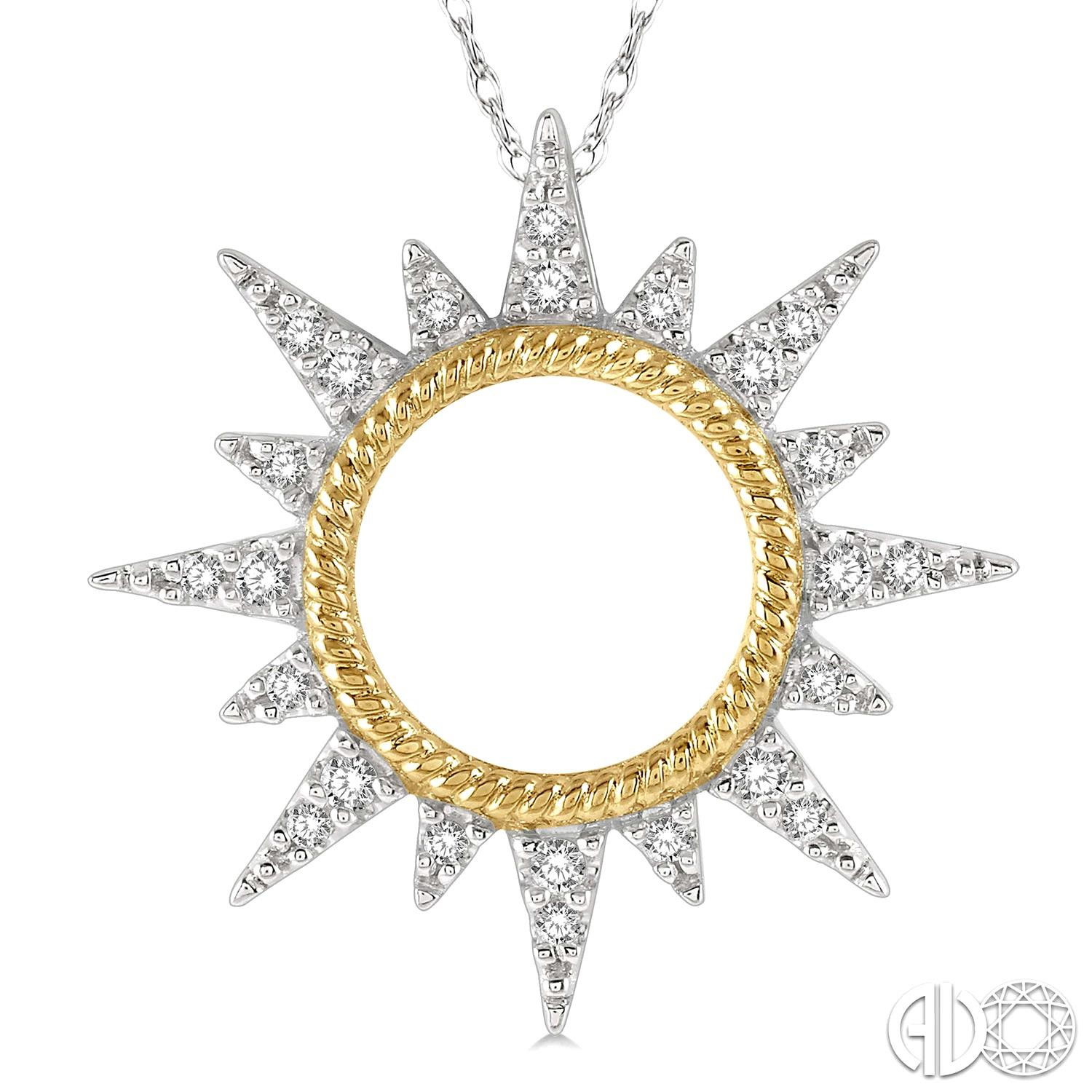 Diamond Sunrise Pendant