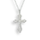 Thumbnail: White Cross Necklace