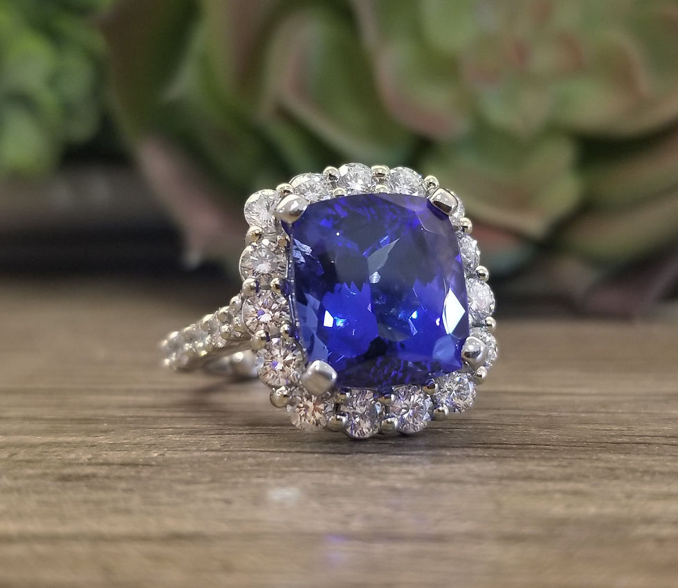 Bespoke Tanzanite Ring