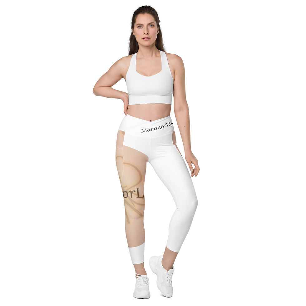 Thumbnail: MarimorLife Crossover Leggings (w/ pockets)