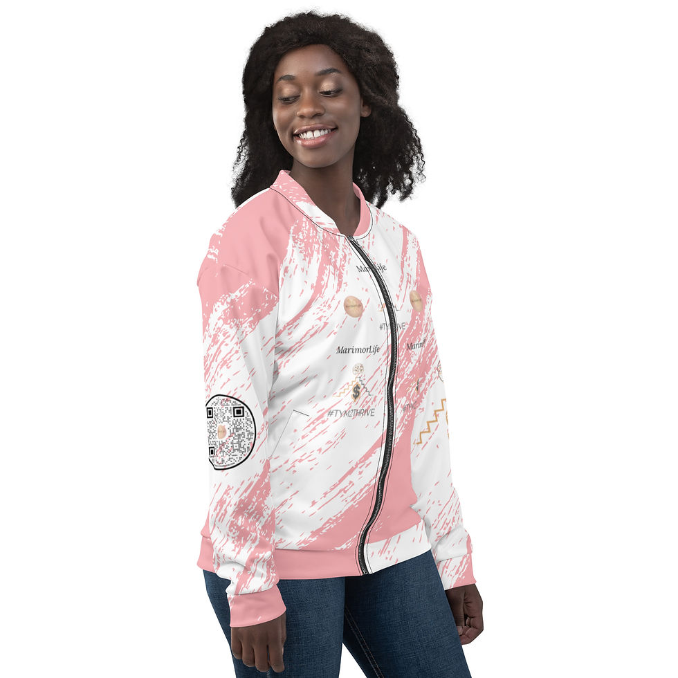 Thumbnail: TYM2THRIVE Unisex Bomber Jacket 