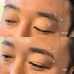 メンズ下がり眉