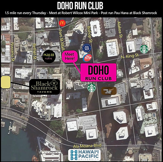 map of doho run club