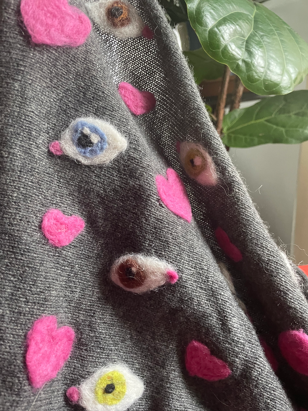 Minor Mending 101: Needle felting