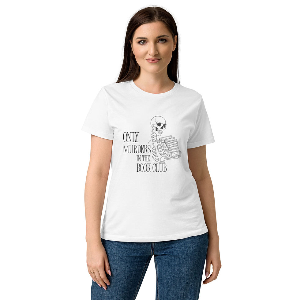 Thumbnail: Only Murders In The Book Club Women’s basic softstyle t-shirt