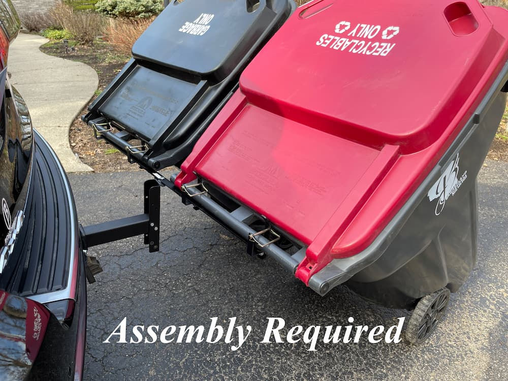 Product: Double Can Receiver Mounted Hook