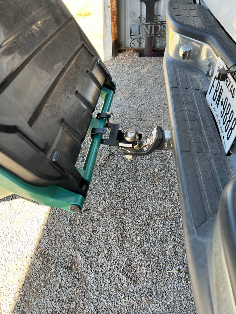 Miniature : Universal Implement Hook Ball Mounted