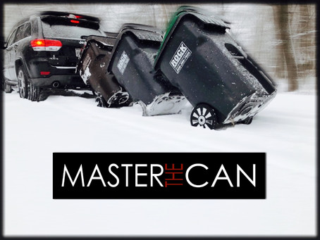 When it snows you can walk your cans down or.... MASTERTHECAN