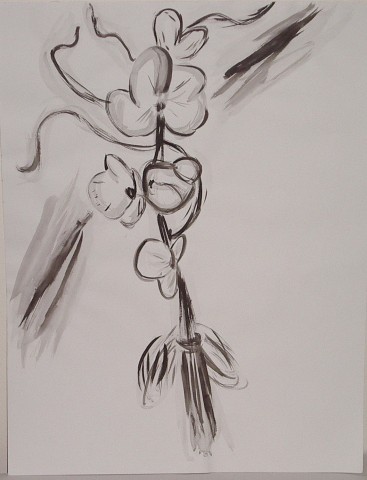 Ink Flower Study