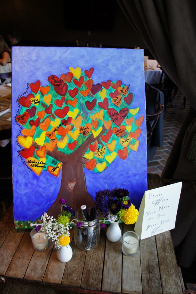 Guest Book Tree for K+M's Wedding