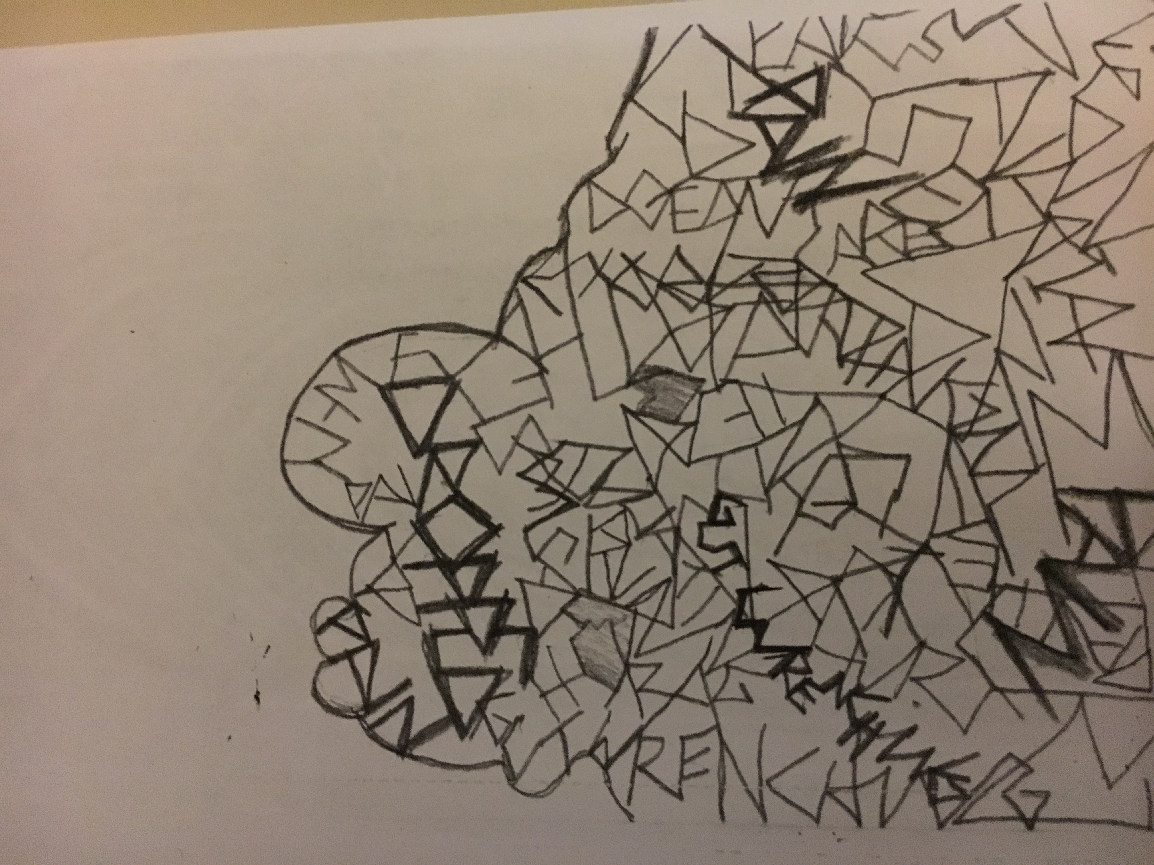 Sketch- The Red Strokes II